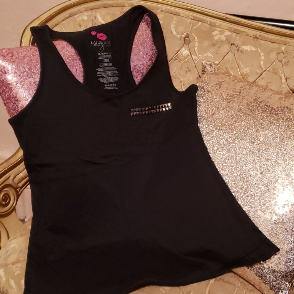 Black tank top
